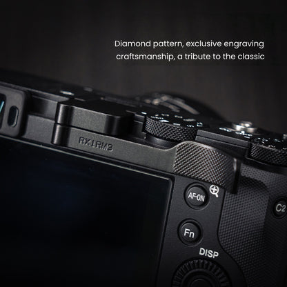 Black Aluminum Thumb Grip for SONY RX1r3