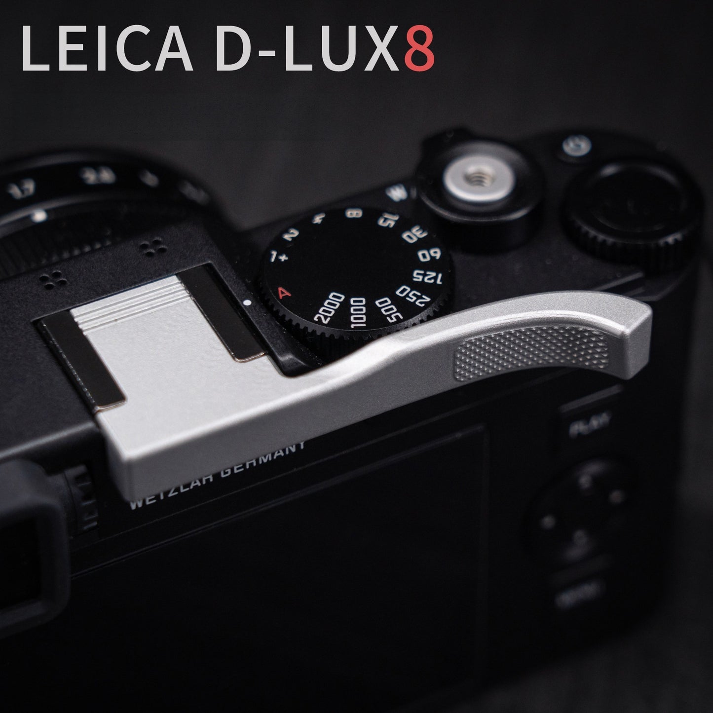 Aluminum Thumb Grip for Leica D-Lux8