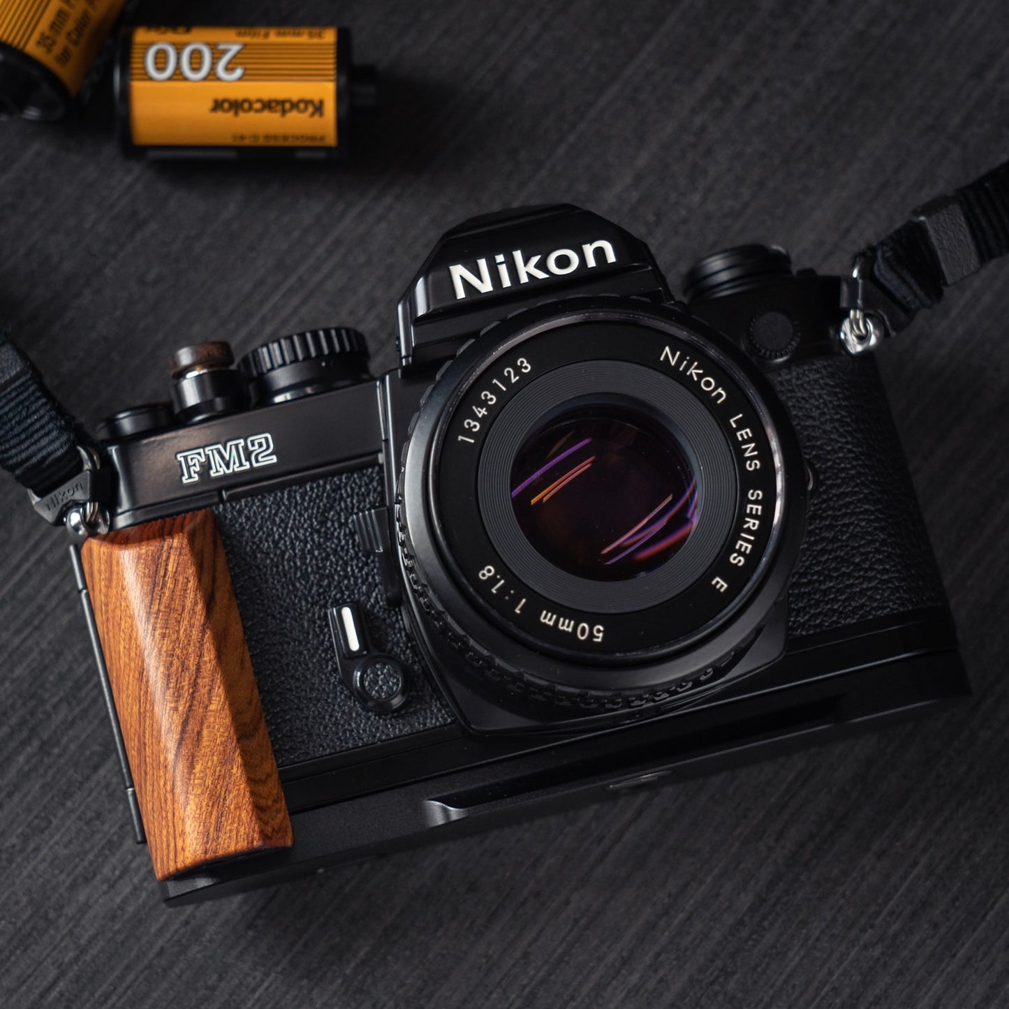 Wood Grip for Nikon FM2