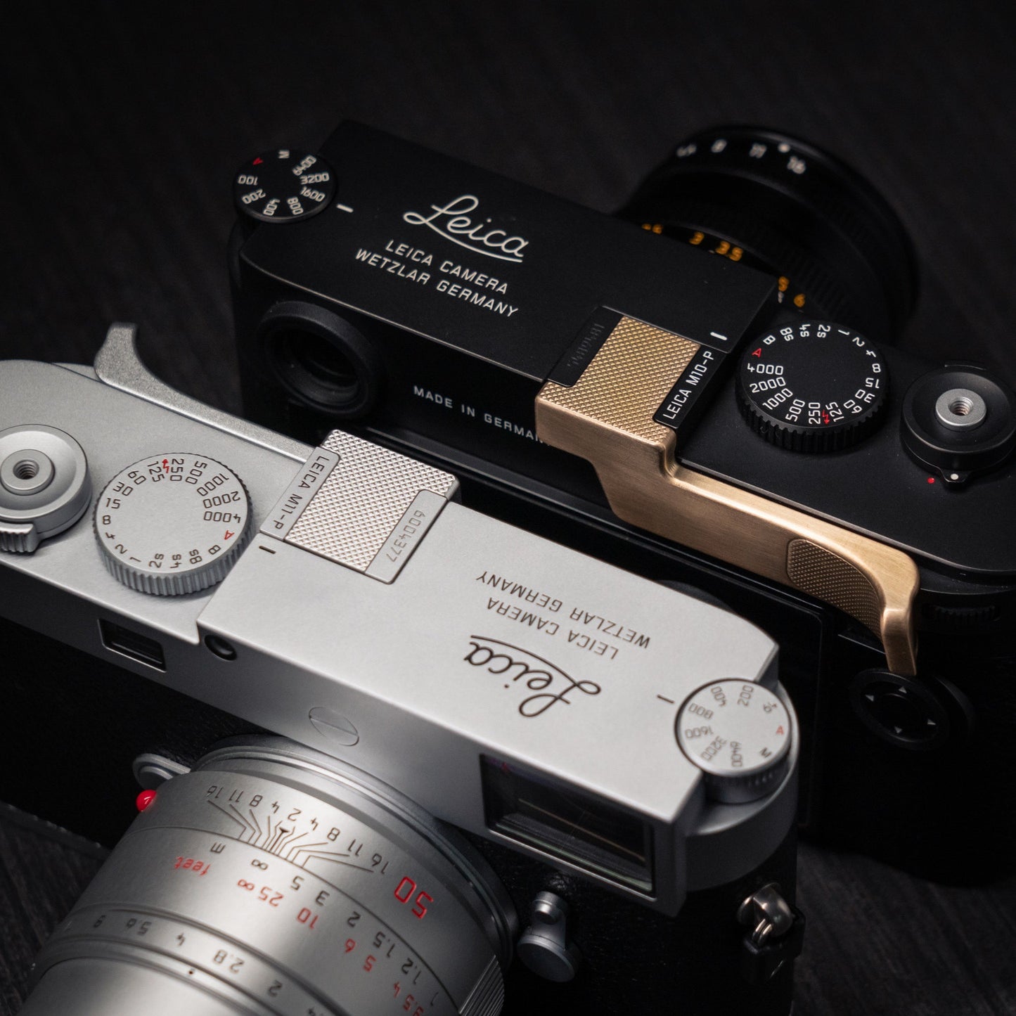 Aluminum/Brass Thumb Grip for Leica M10/M11