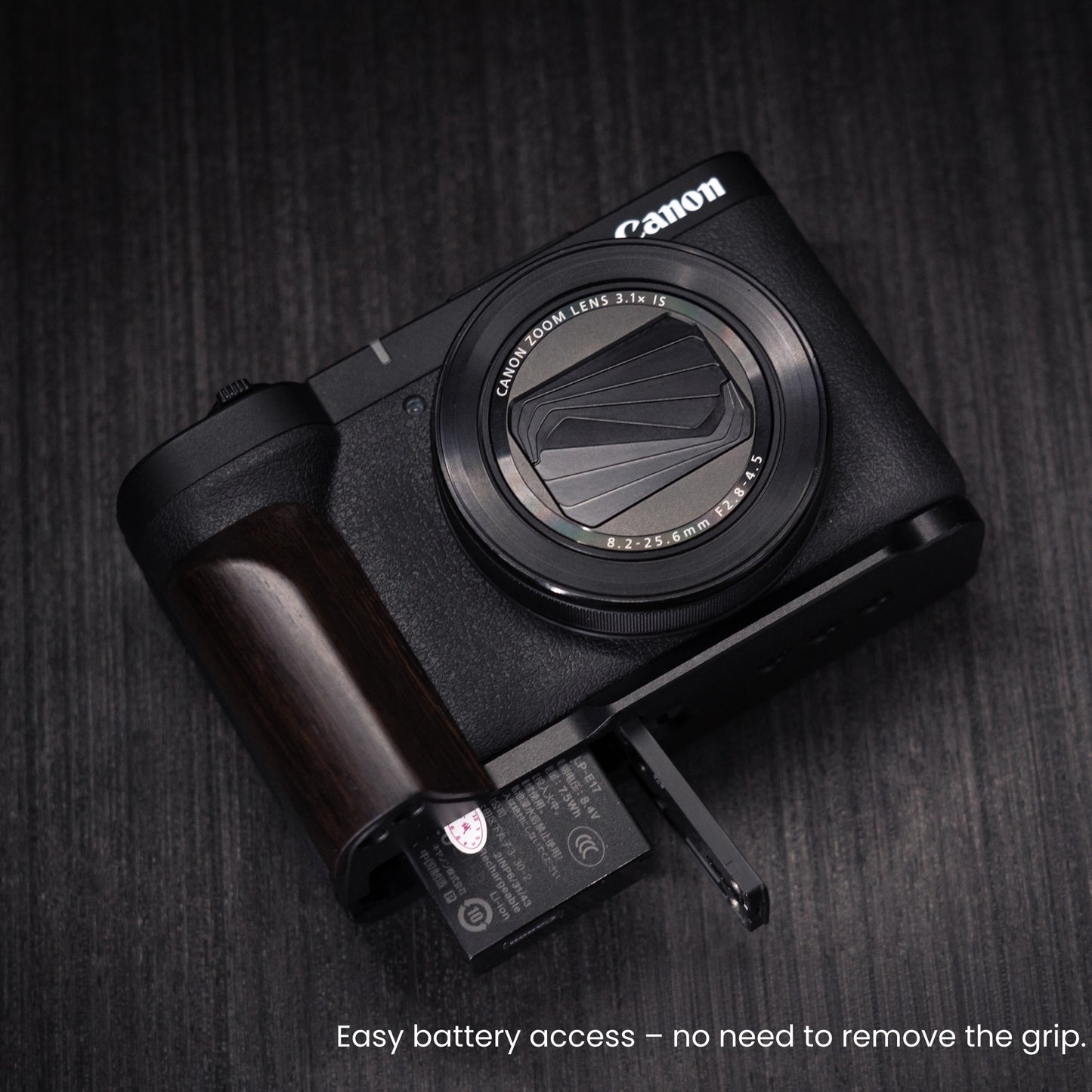 Wood Grip for Canon Powershot V1