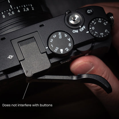 Black Aluminum Thumb Grip for SONY RX1r3