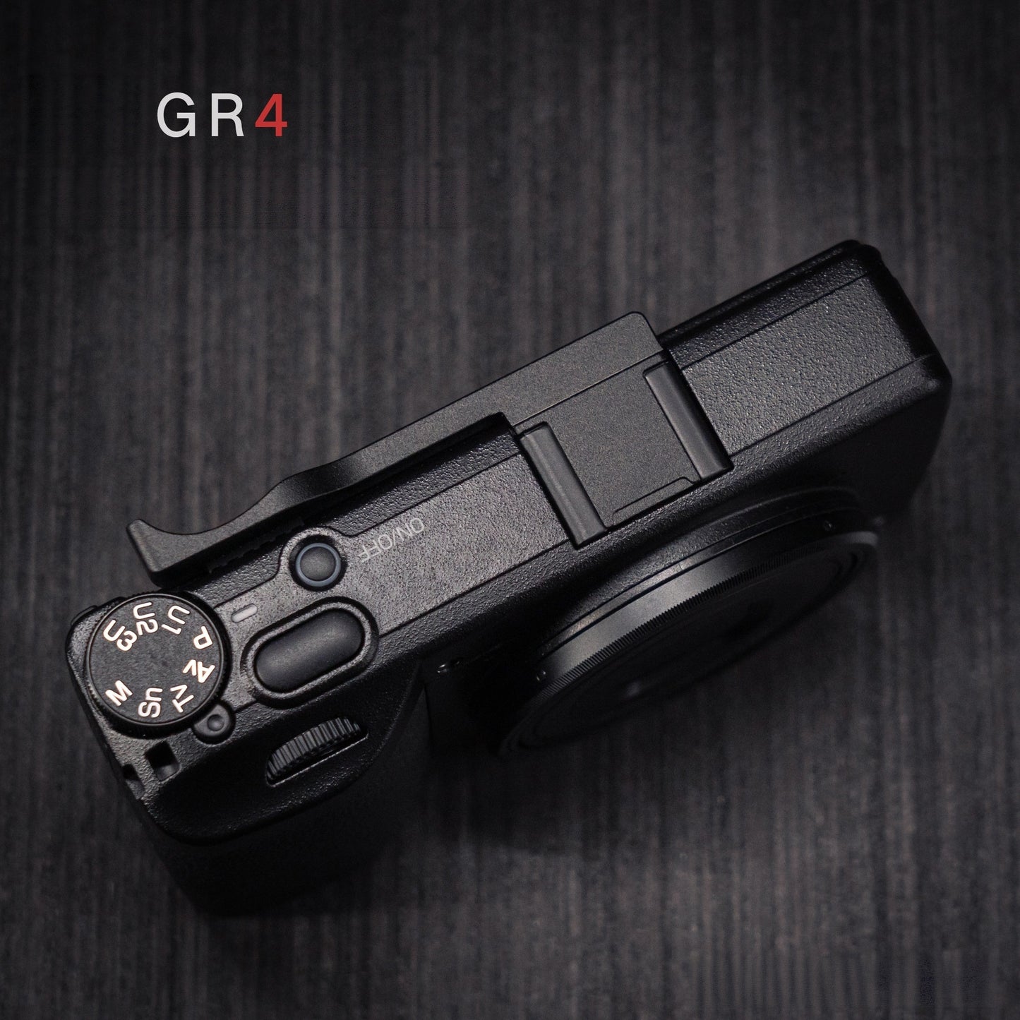 Black Aluminum Thumb Grip for Ricoh GR4