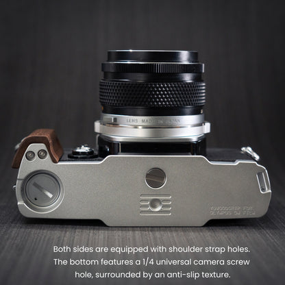 Wood Grip for Olympus OM Film Camera