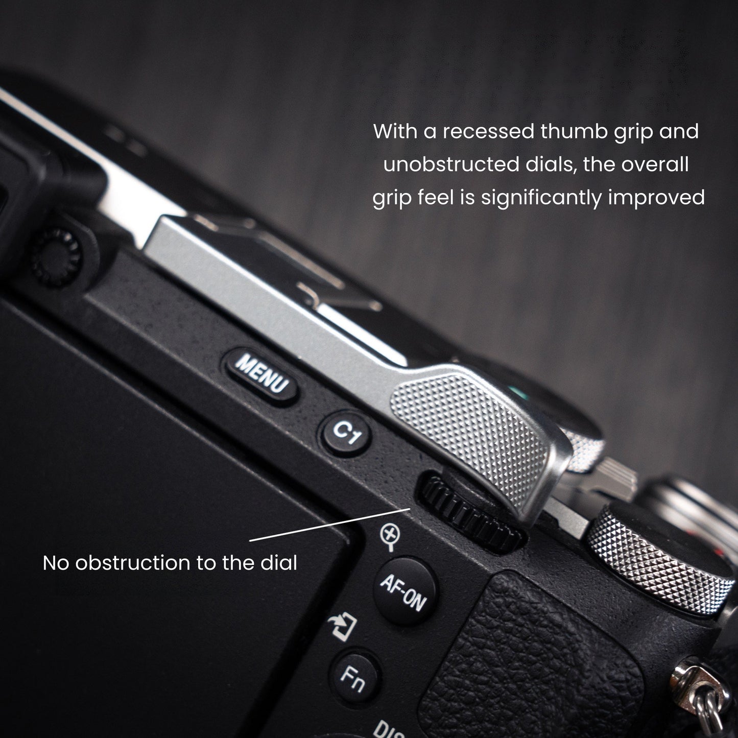 Aluminum Thumb Grip for SONY A7c/A7c2/A7cr