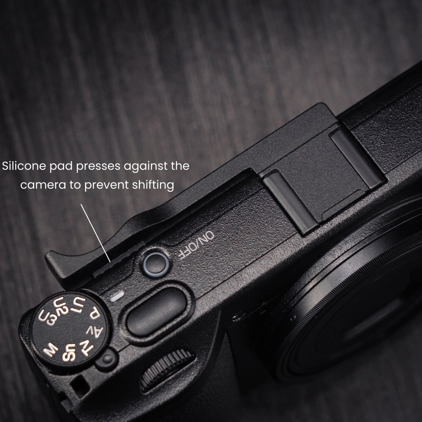 Black Aluminum Thumb Grip for Ricoh GR4