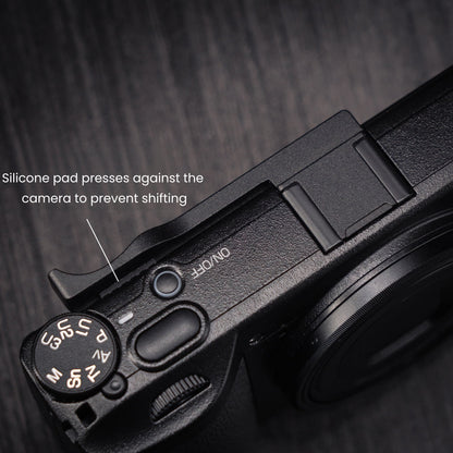Black Aluminum Thumb Grip for Ricoh GR4