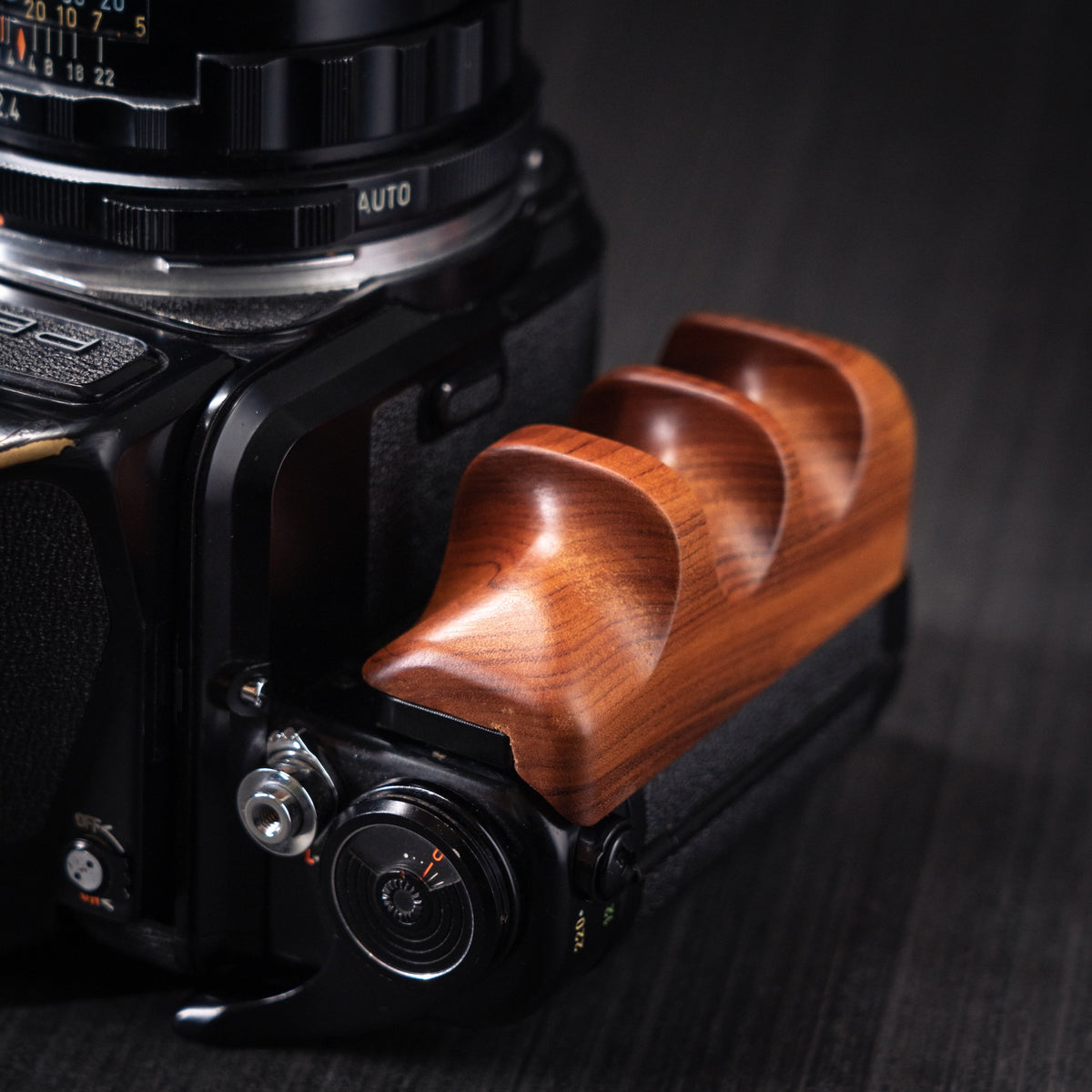 Wood Left + Right Handle Set for PENTAX 67 6x7