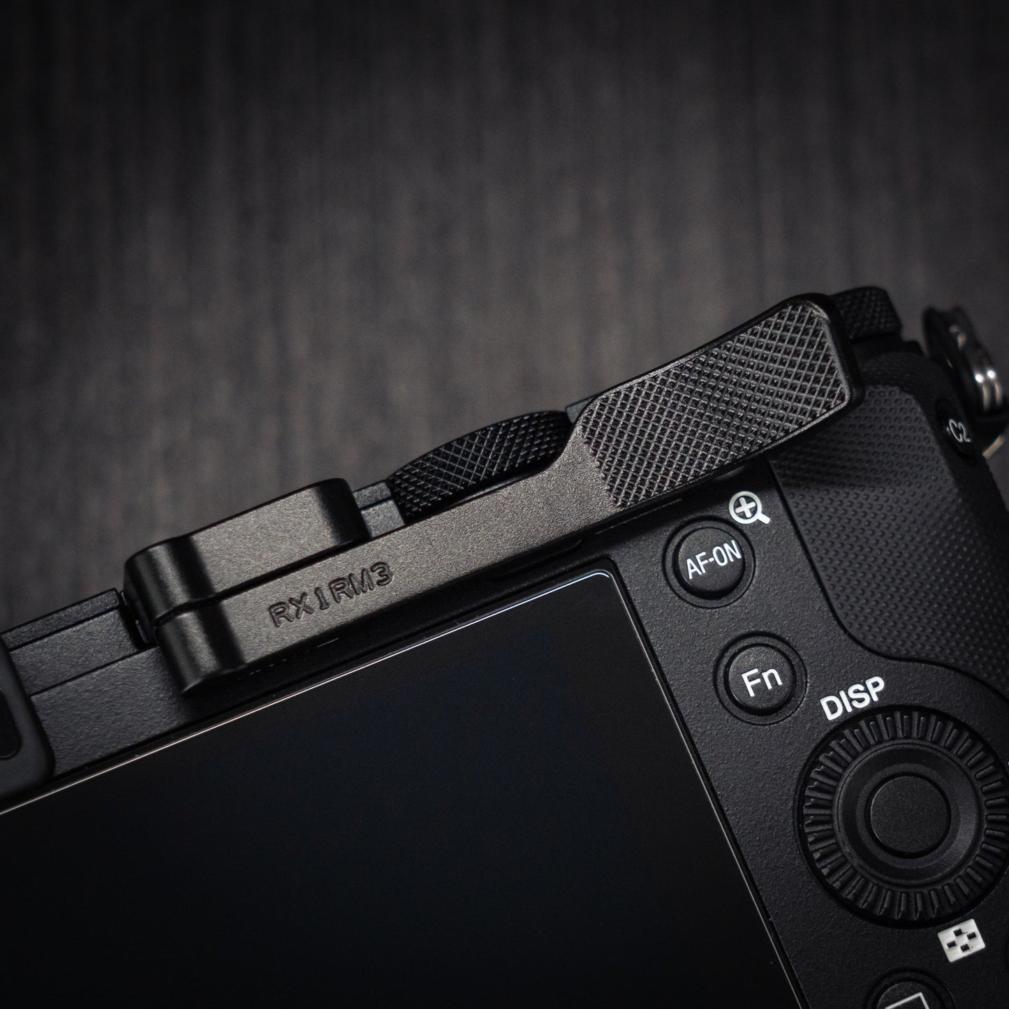 Black Aluminum Thumb Grip for SONY RX1r3