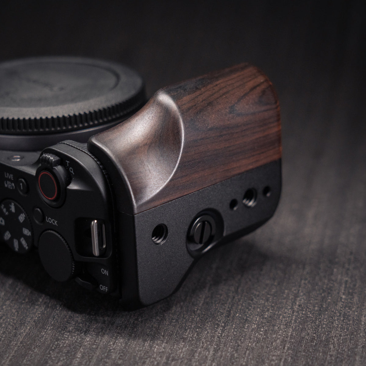Multi-Function Wood Grip for Canon R50V