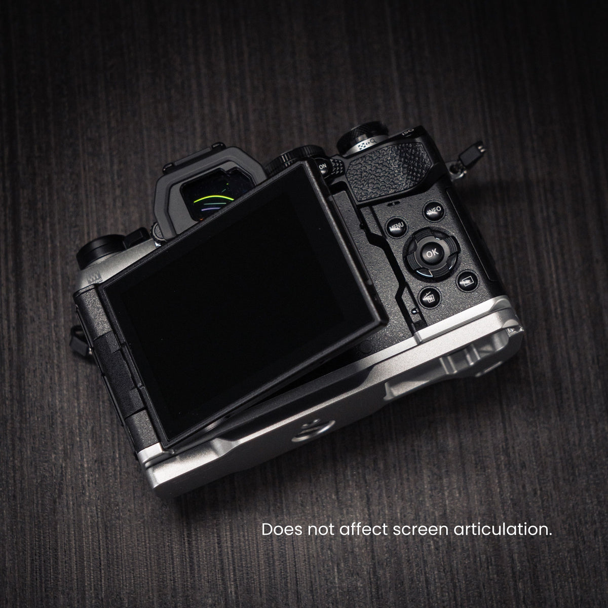 Wood Grip for OM System OM-5 II