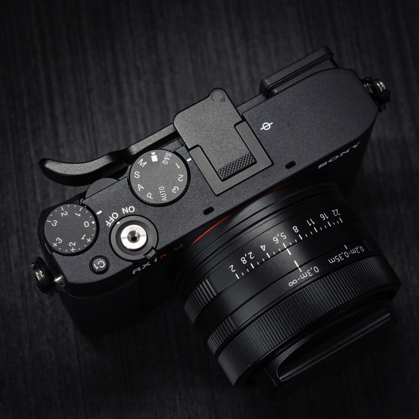 Black Aluminum Thumb Grip for SONY RX1r3