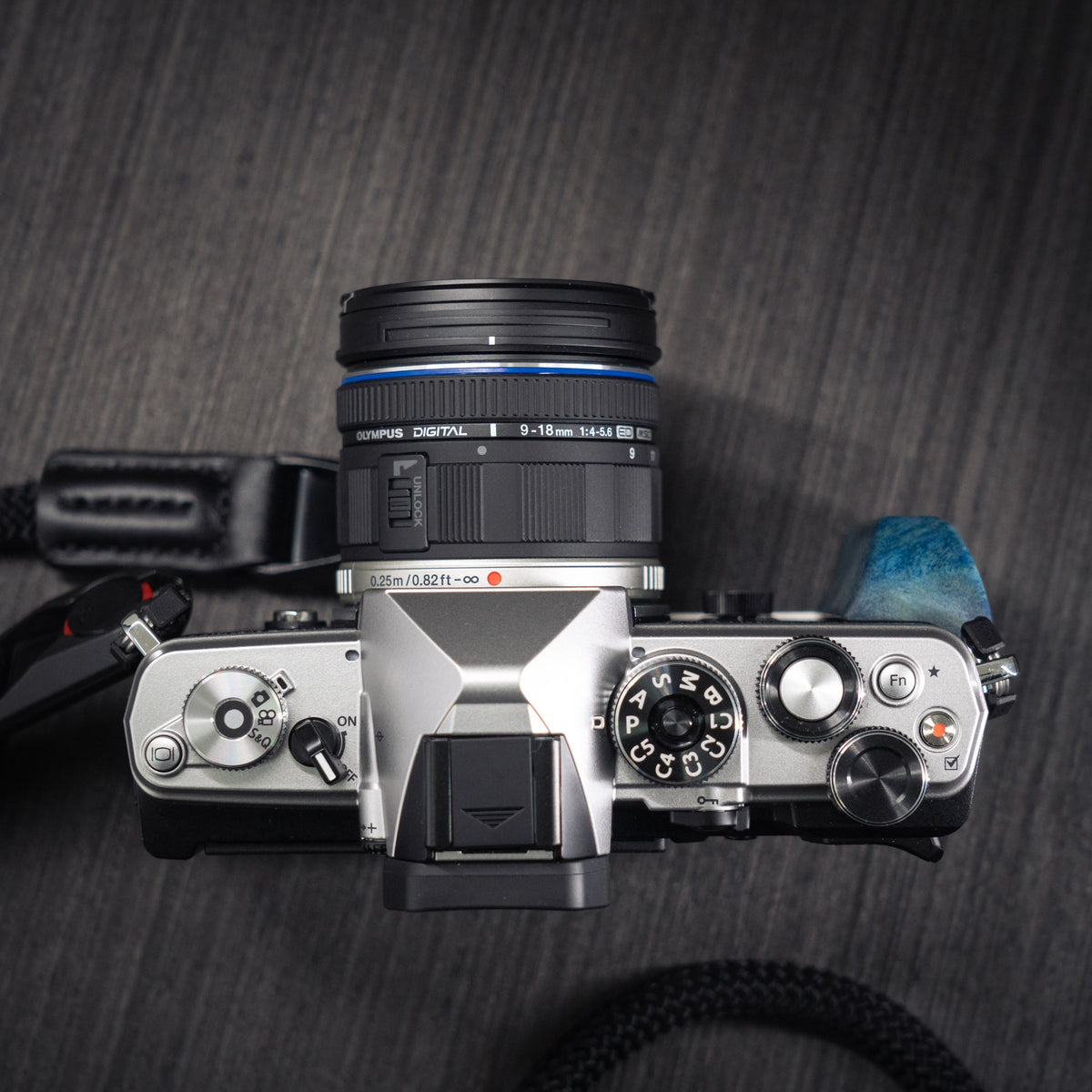 Wood Grip for OM System OM-3