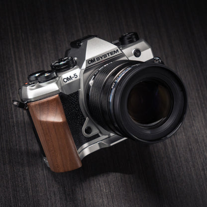 Wood Grip for OM System OM-5 II