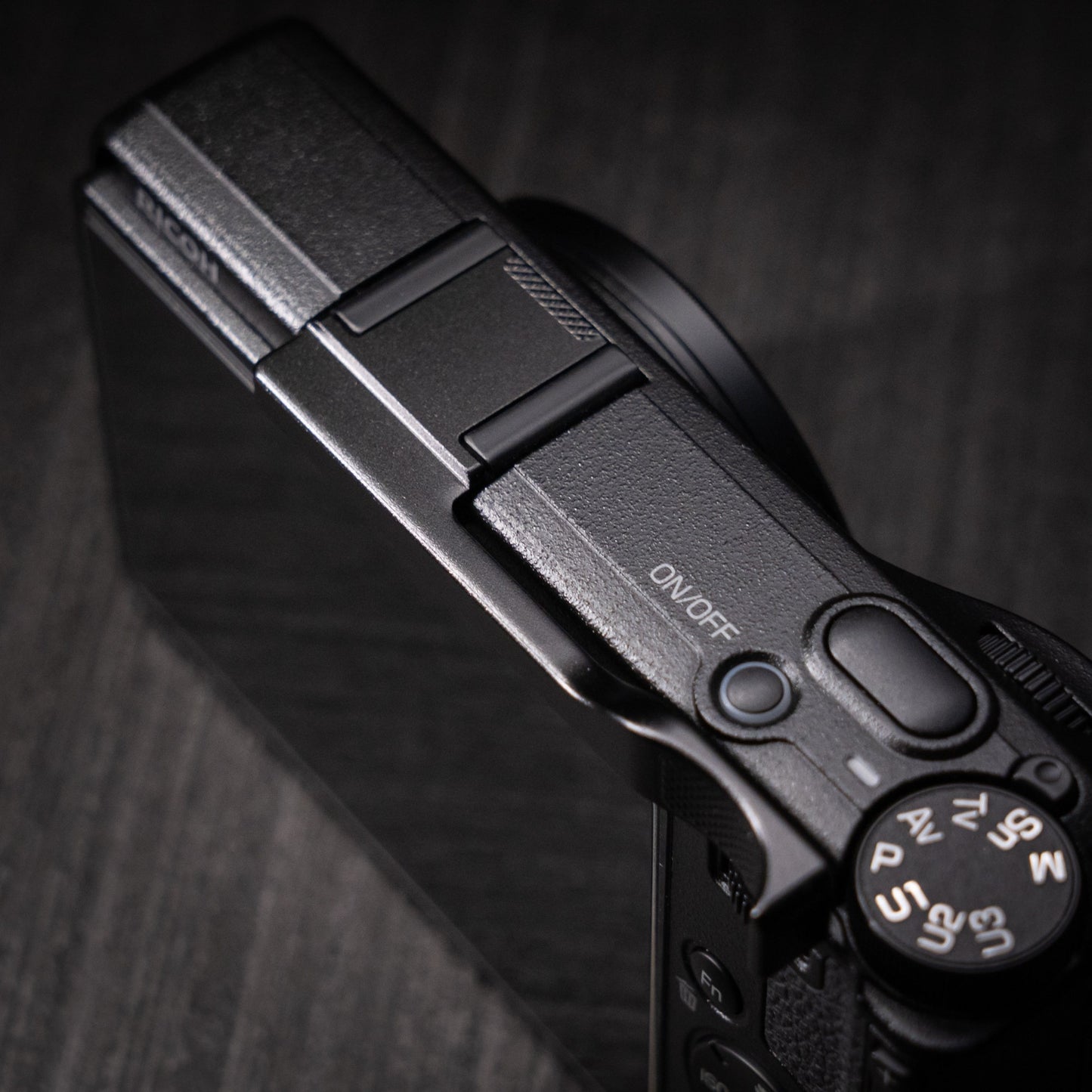 Black Aluminum Thumb Grip for Ricoh GR4