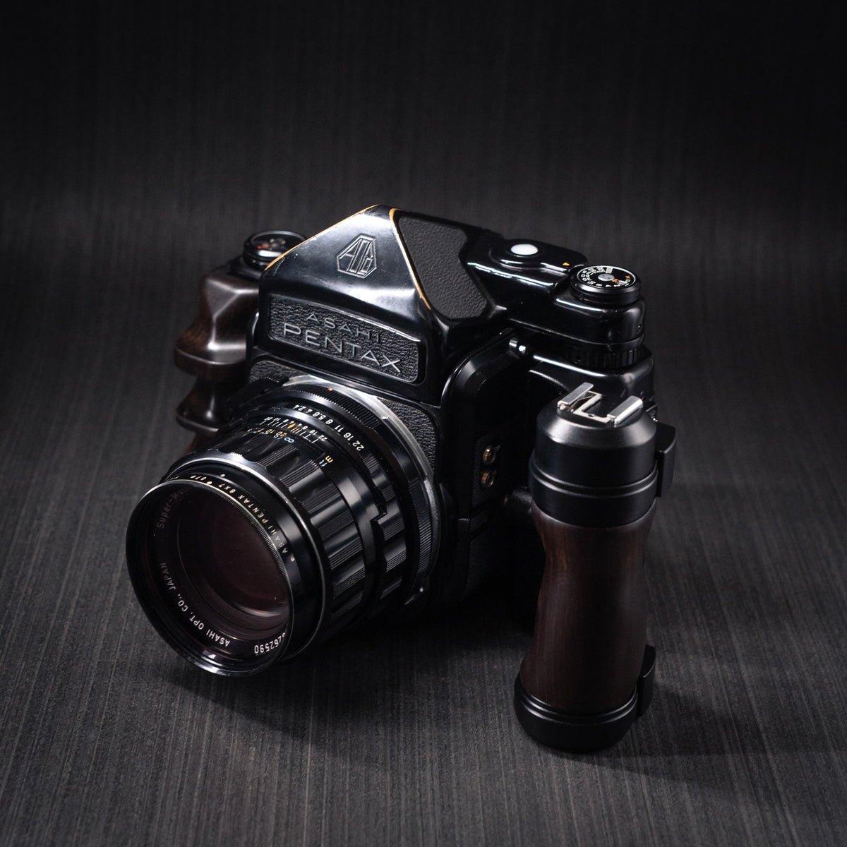 Wood Left + Right Handle Set for PENTAX 67 6x7