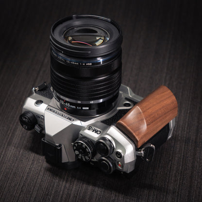Wood Grip for OM System OM-5 II