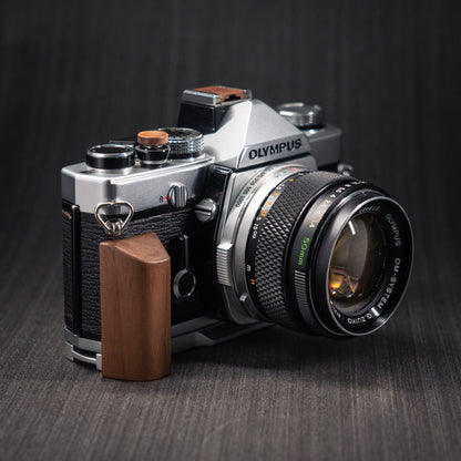 Wood Grip for Olympus OM Film Camera