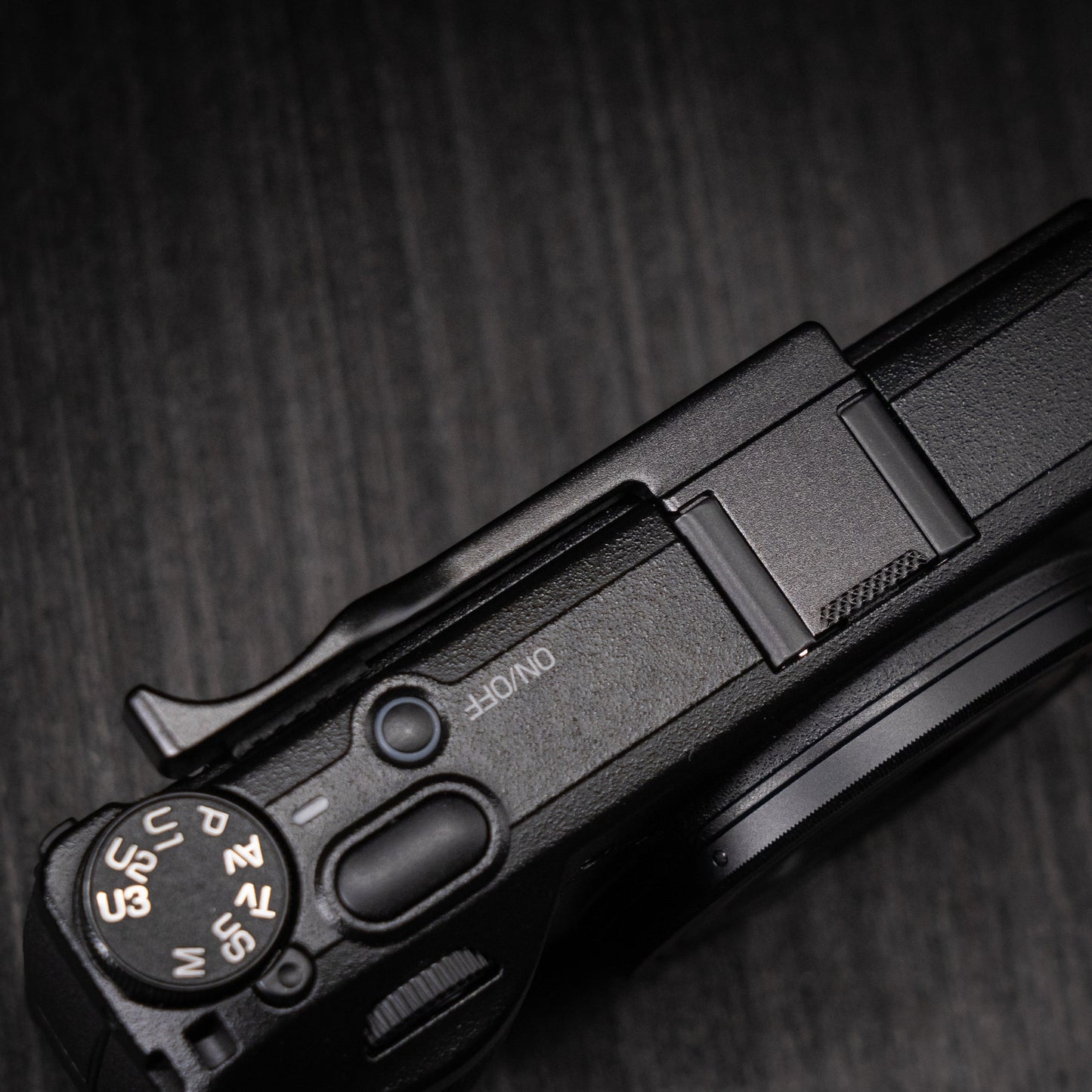 Black Aluminum Thumb Grip for Ricoh GR4
