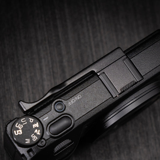 Black Aluminum Thumb Grip for Ricoh GR4