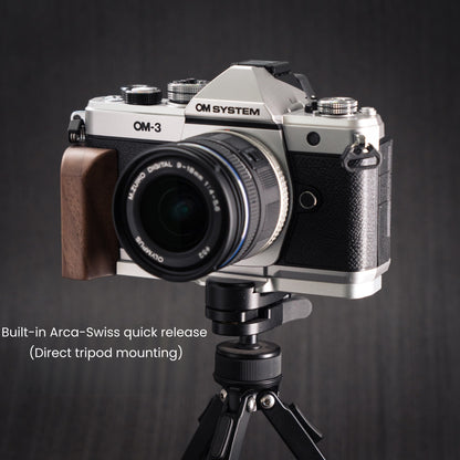 Wood Grip for OM System OM-3