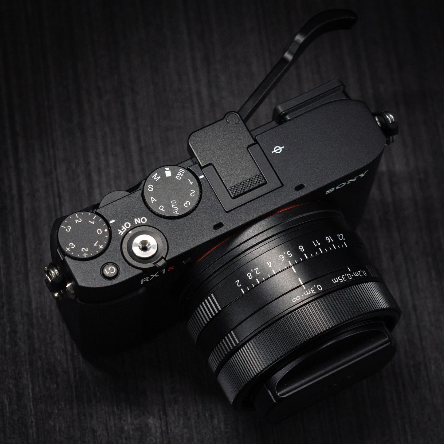 Black Aluminum Thumb Grip for SONY RX1r3