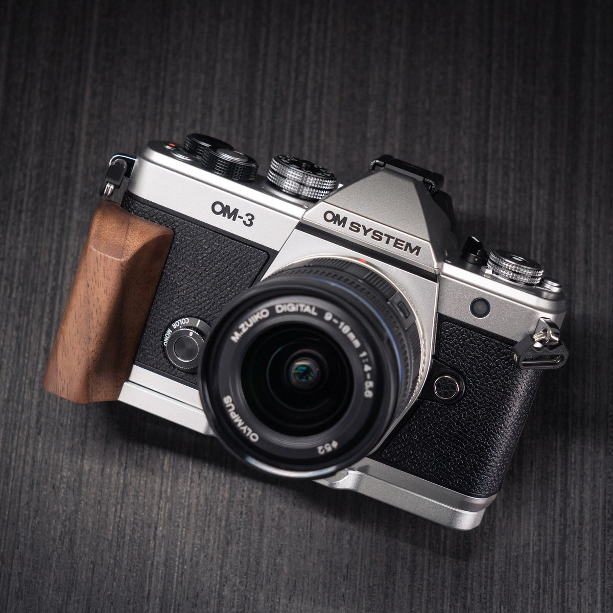 Wood Grip for OM System OM-3