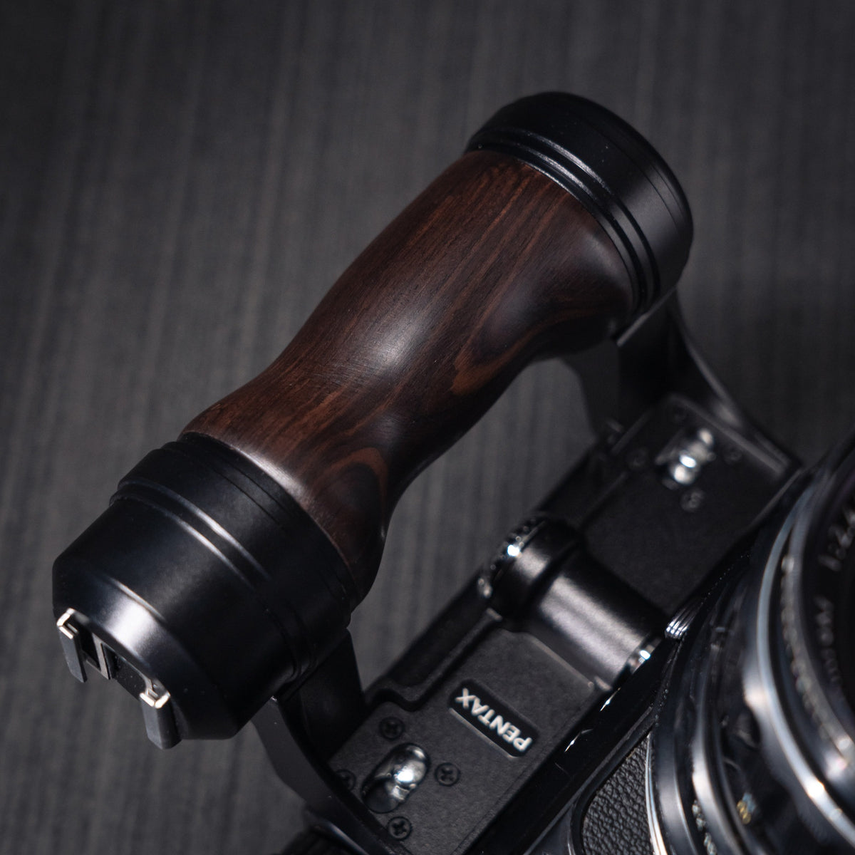 Wood Left + Right Handle Set for PENTAX 67 6x7