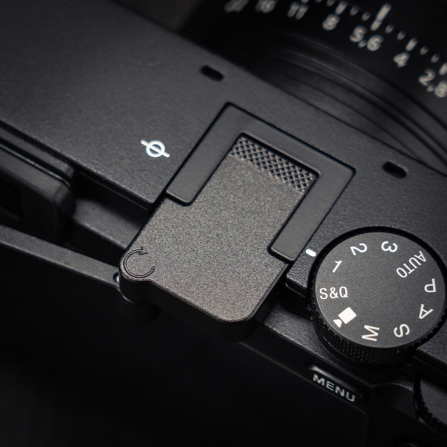 Black Aluminum Thumb Grip for SONY RX1r3