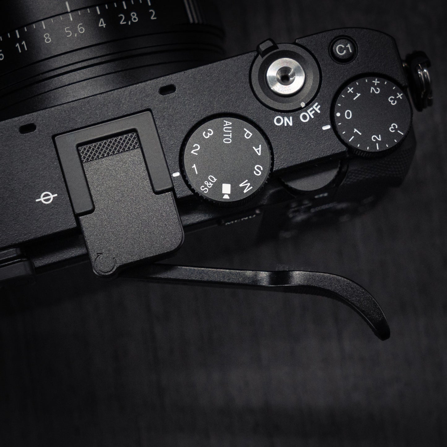 Black Aluminum Thumb Grip for SONY RX1r3