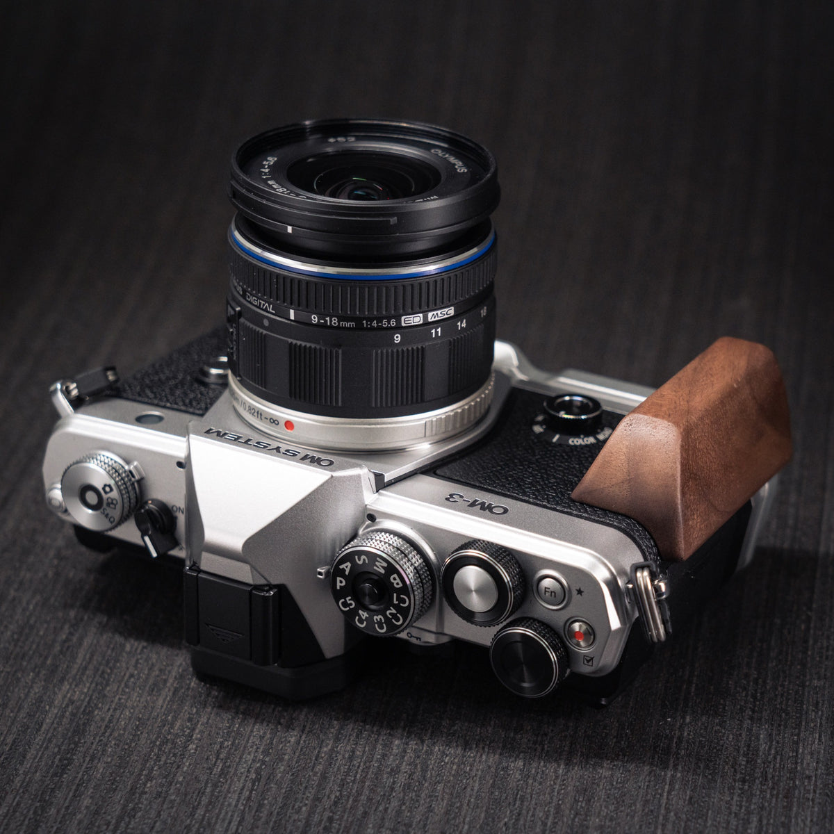 Wood Grip for OM System OM-3
