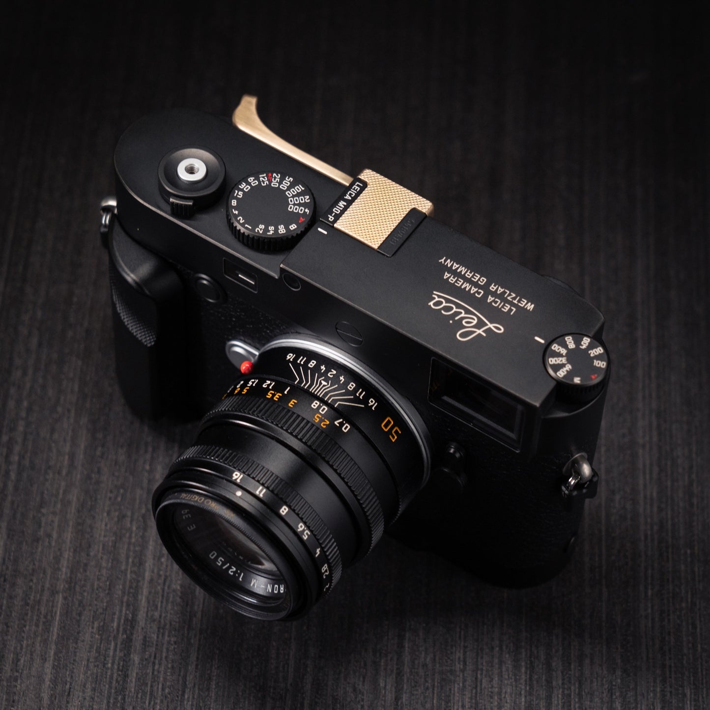 Aluminum/Brass Thumb Grip for Leica M10/M11