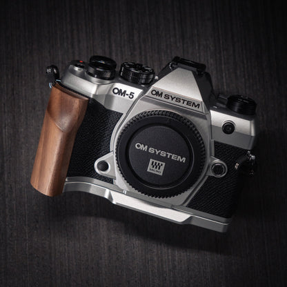 Wood Grip for OM System OM-5 II