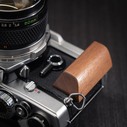 Wood Grip for Olympus OM Film Camera