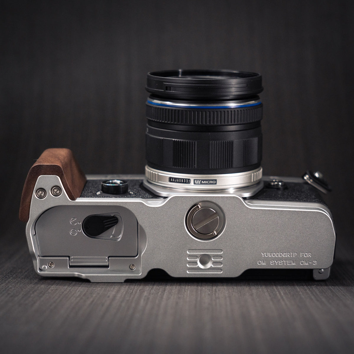 Wood Grip for OM System OM-3