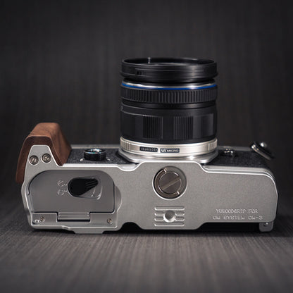 Wood Grip for OM System OM-3