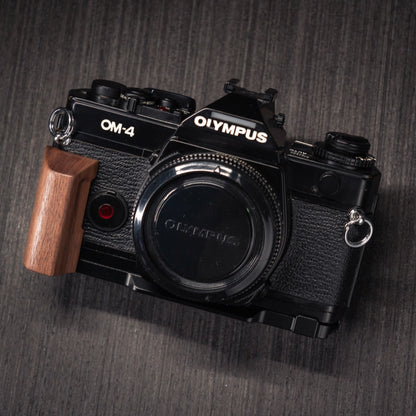 Wood Grip for Olympus OM Film Camera