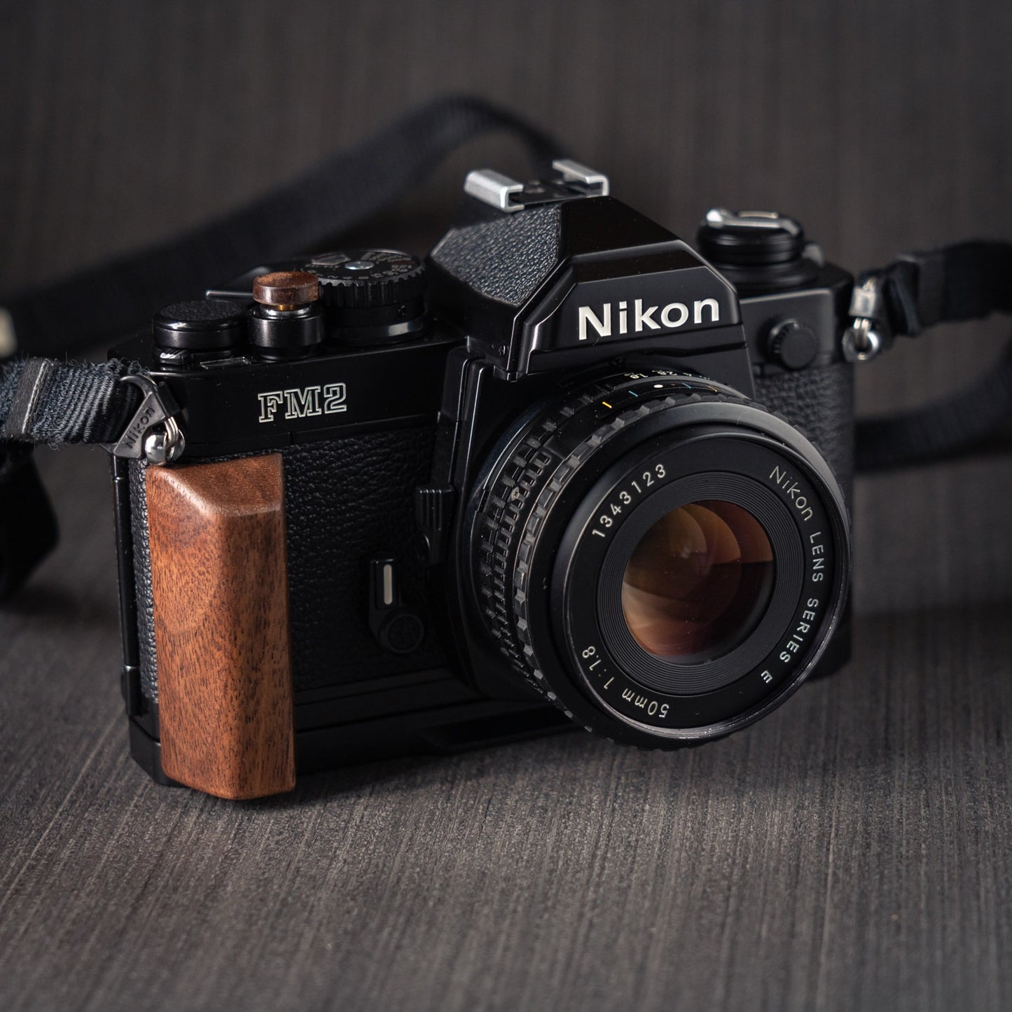 Wood Grip for Nikon FM2