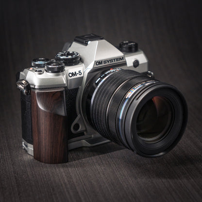 Wood Grip for OM System OM-5 II