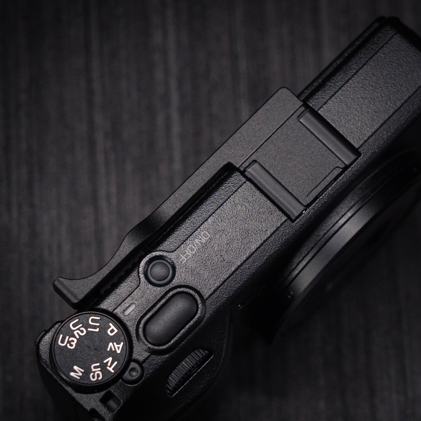 Black Aluminum Thumb Grip for Ricoh GR4