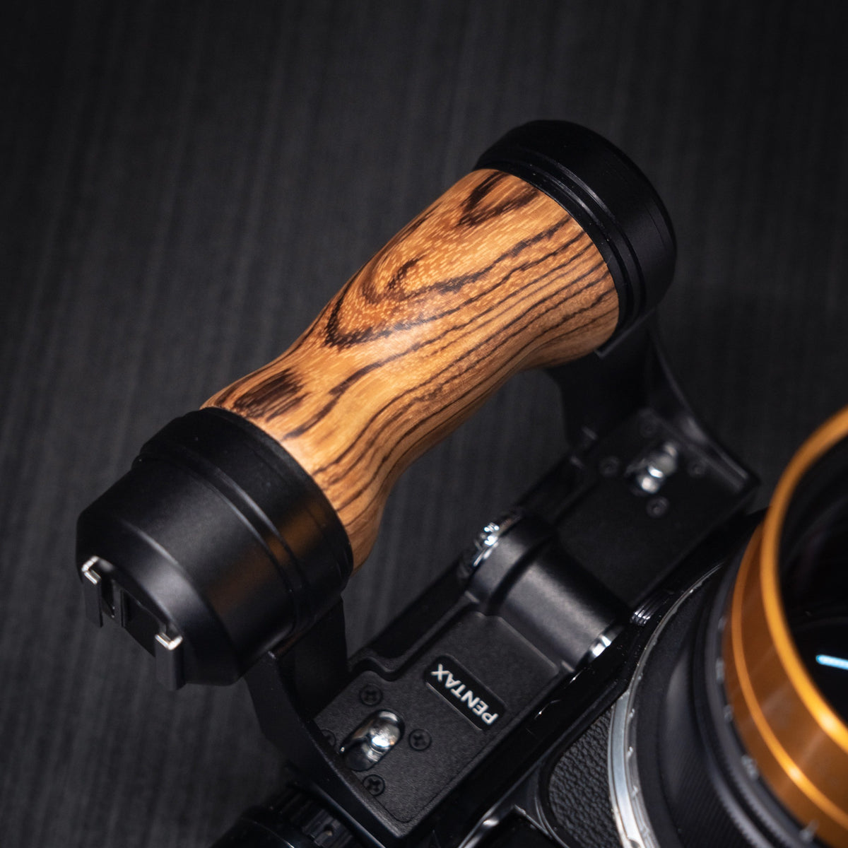 Wood Left + Right Handle Set for PENTAX 67 6x7