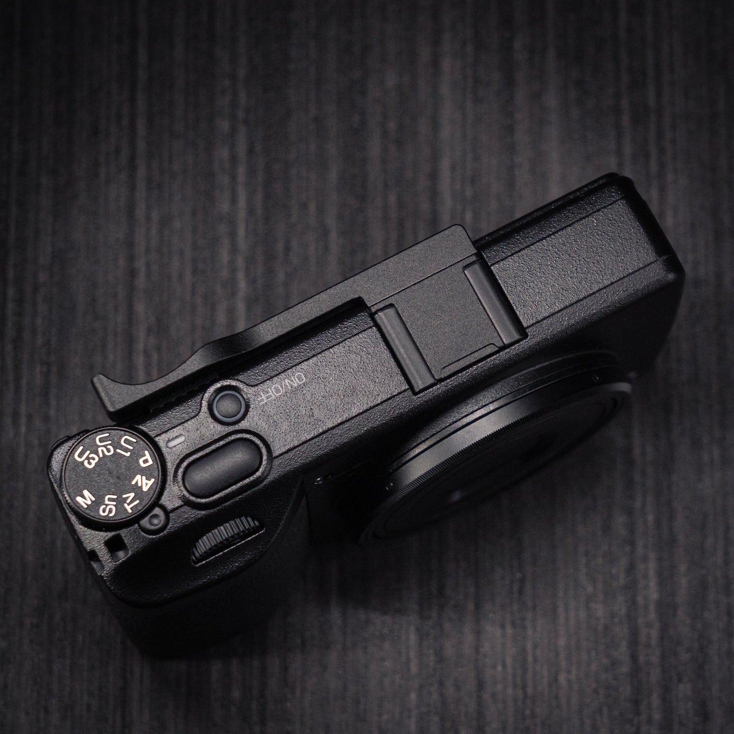 Black Aluminum Thumb Grip for Ricoh GR4