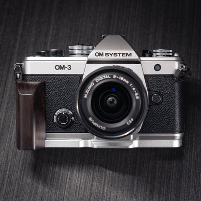 Wood Grip for OM System OM-3