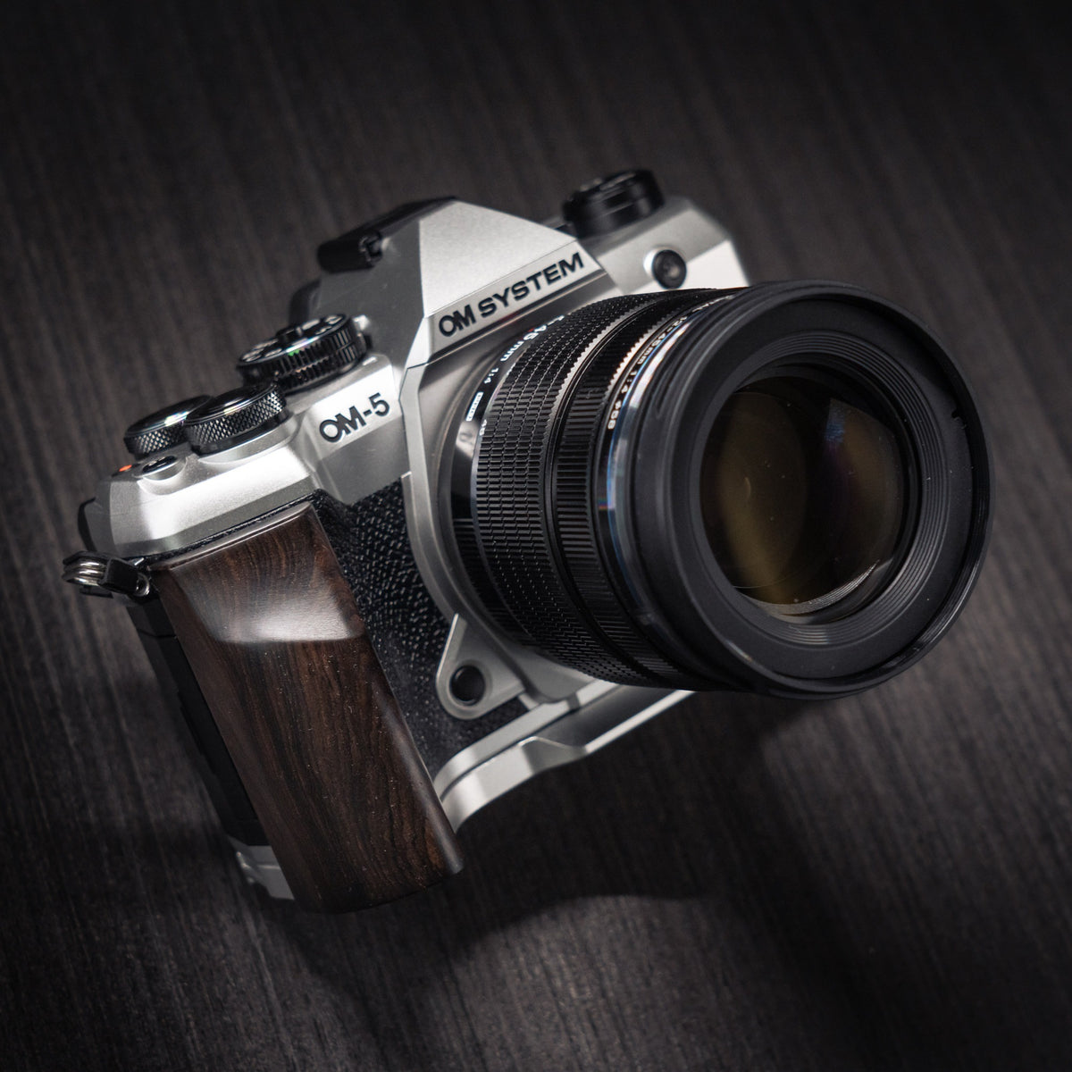 Wood Grip for OM System OM-5 II