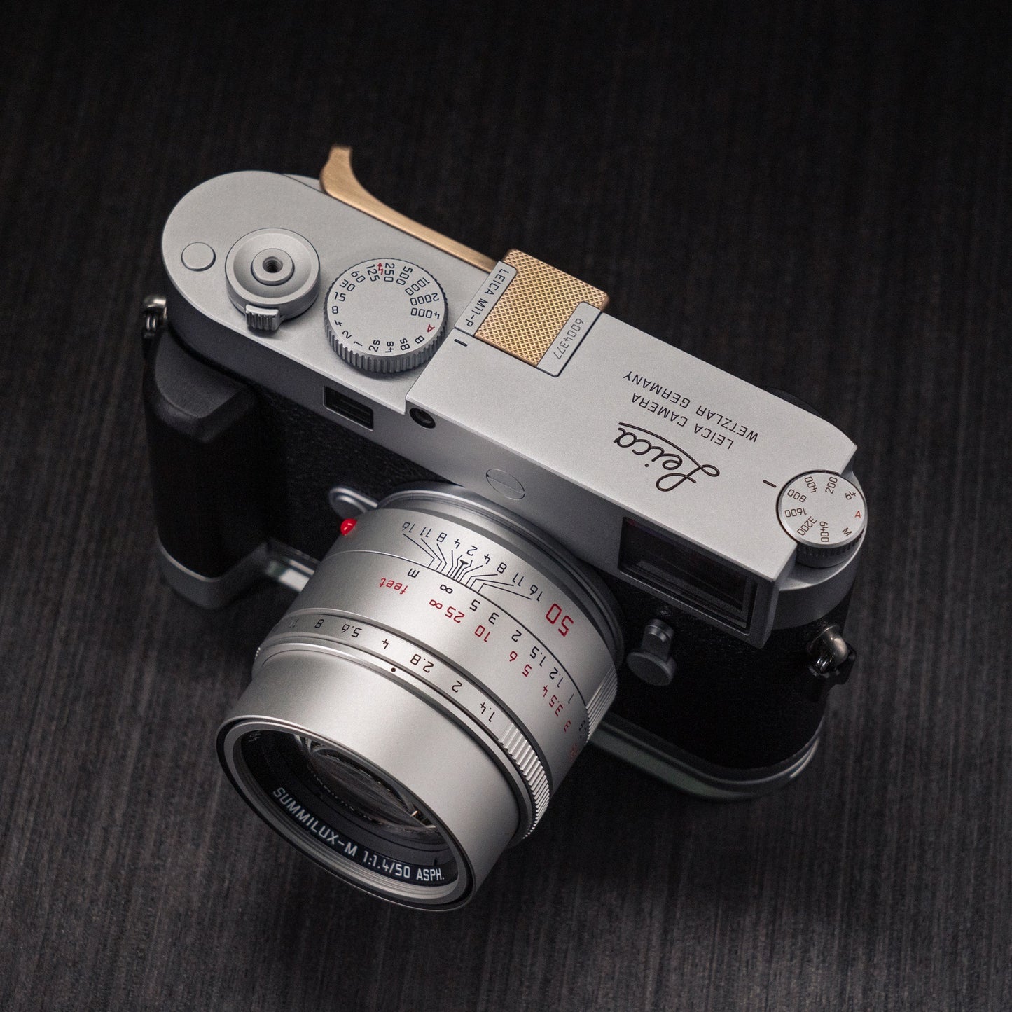 Aluminum/Brass Thumb Grip for Leica M10/M11