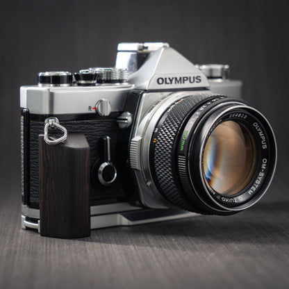 Wood Grip for Olympus OM Film Camera