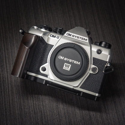 Wood Grip for OM System OM-5 II