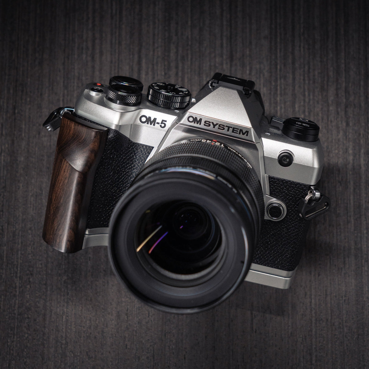 Wood Grip for OM System OM-5 II