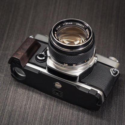 Wood Grip for Olympus OM Film Camera