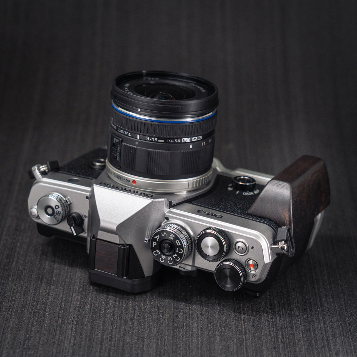 Wood Grip for OM System OM-3